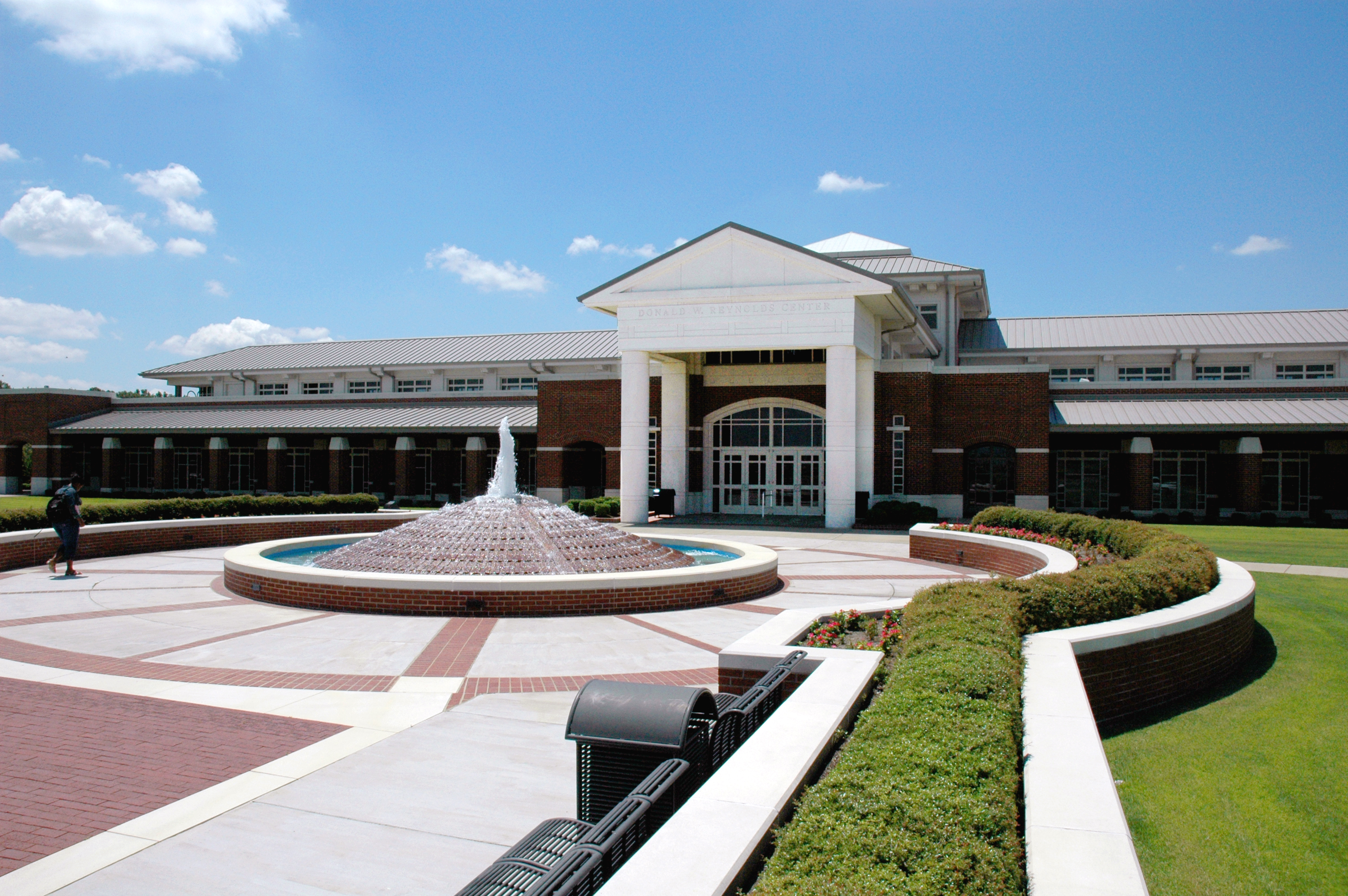 Reynolds Center with fountain